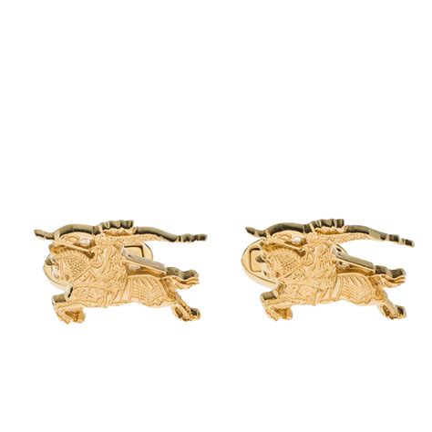 rectangle burberry equestrian knight cufflinks|burberry spear cufflinks.